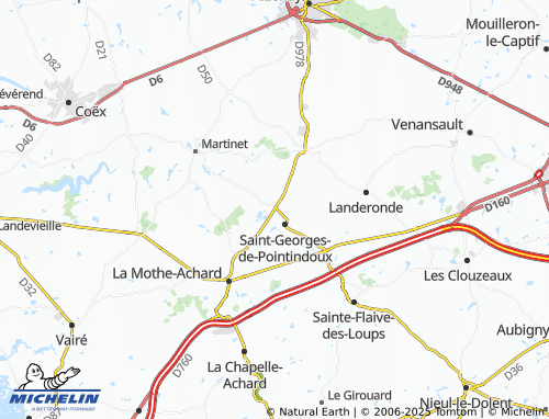 Carte MICHELIN Les Moulières - ViaMichelin