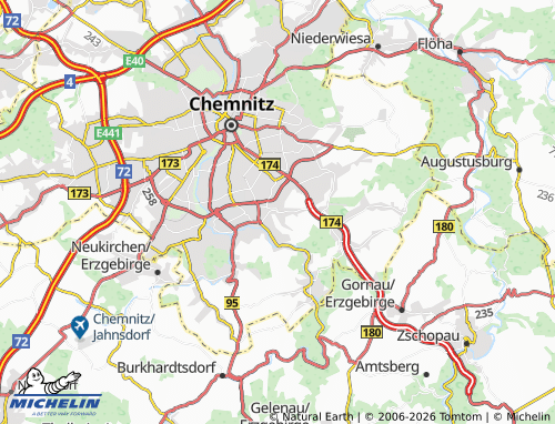 MICHELIN Reichenhain map - ViaMichelin