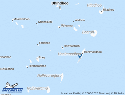 MICHELIN Hon'daafushi map - ViaMichelin