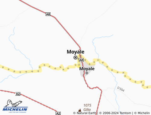 MICHELIN Moyale map - ViaMichelin