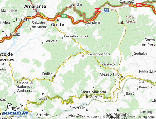 MICHELIN Aldeia map - ViaMichelin