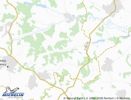 Carte MICHELIN Maidan-Chernelevetskyi - ViaMichelin