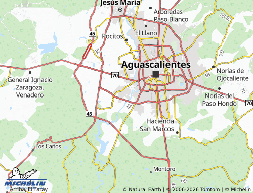Mapa MICHELIN Villas de La Cantera - ViaMichelin