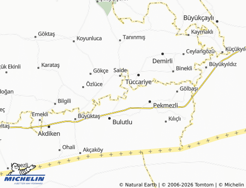 MICHELIN Gözcü map - ViaMichelin