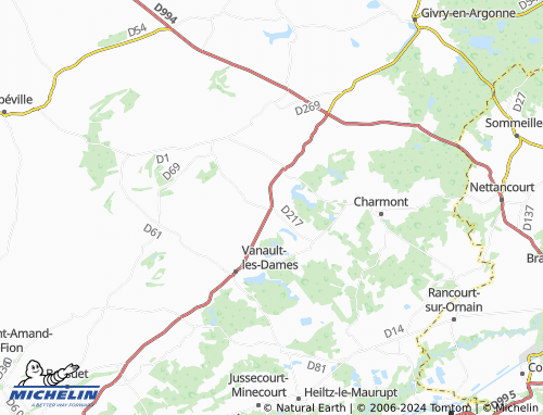 Carte MICHELIN SaintJeandevantPossesse ViaMichelin