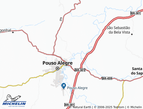 MICHELIN-Landkarte Bairro Nossa Senhora Aparecida - ViaMichelin