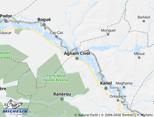 Mapa MICHELIN Matam - ViaMichelin