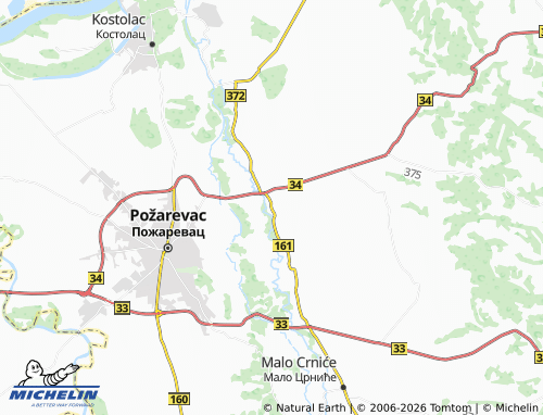 Mapa MICHELIN Bratinac - ViaMichelin