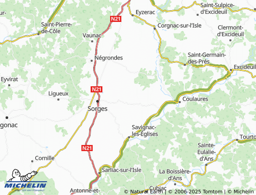 Carte MICHELIN Ogre - ViaMichelin