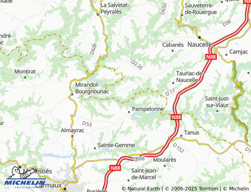 MICHELIN-Landkarte Le Bouissou - ViaMichelin