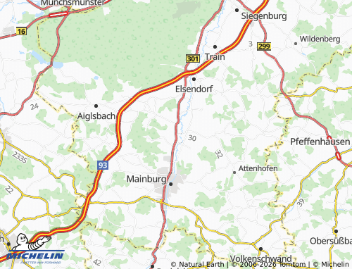 MICHELIN Lindkirchen map - ViaMichelin