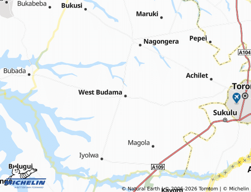 Mappa MICHELIN West Budama - ViaMichelin