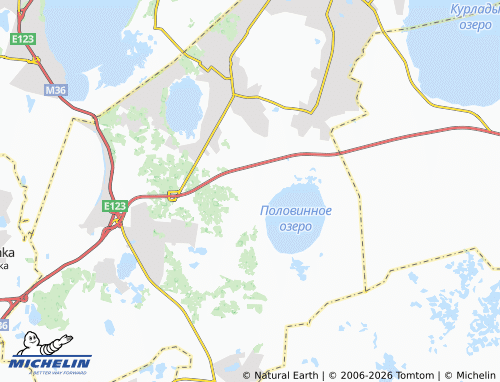 MICHELIN-Landkarte Zaozernyy - ViaMichelin
