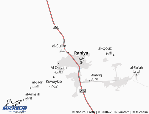 Carte MICHELIN al-'Aghar - ViaMichelin