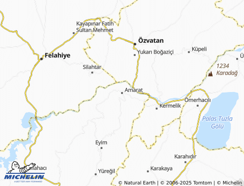 MICHELIN Amarat map - ViaMichelin