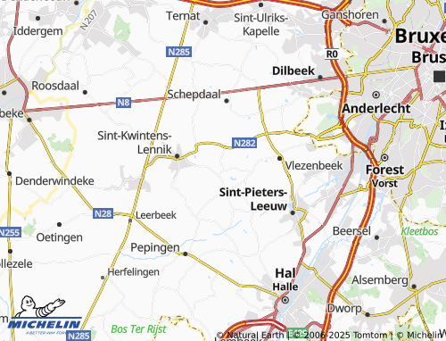 Carte MICHELIN Gaasbeek - ViaMichelin