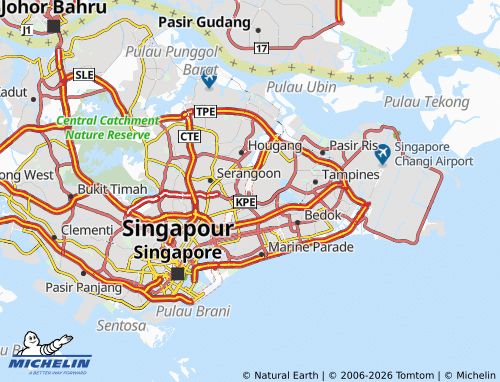 MICHELIN Paya Lebar map - ViaMichelin