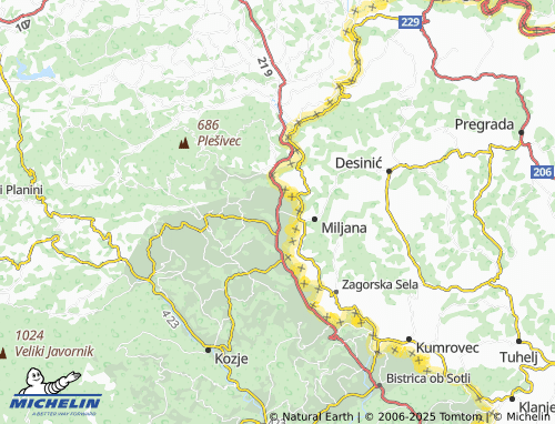 Mappa MICHELIN Imeno - ViaMichelin