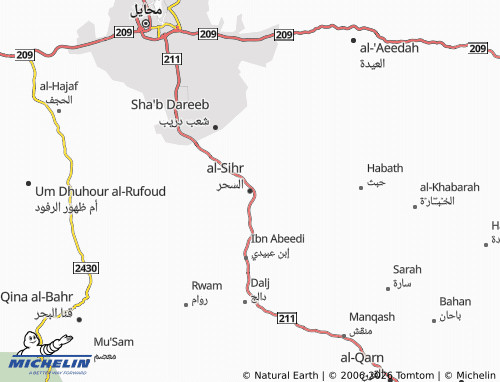 MICHELIN-Landkarte al-Sihr - ViaMichelin