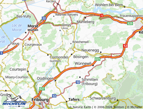 MICHELIN Bösingen map - ViaMichelin