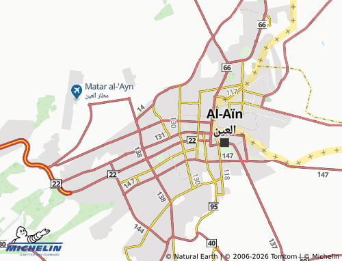 MICHELIN Al Zaafaran map - ViaMichelin