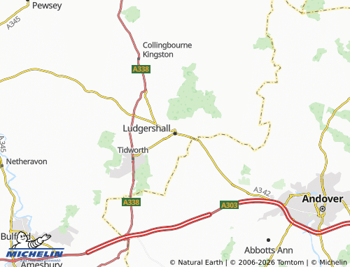 MICHELIN Ludgershall map - ViaMichelin