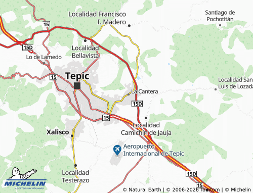 MICHELIN Villas Bugambilias map - ViaMichelin