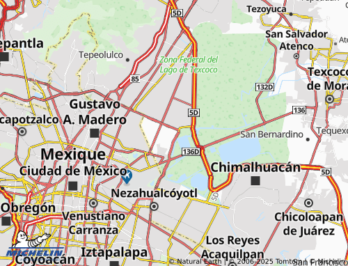 MICHELIN Plazas de Aragón map - ViaMichelin