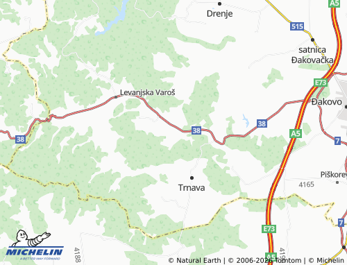 MICHELIN-Landkarte Majar - ViaMichelin