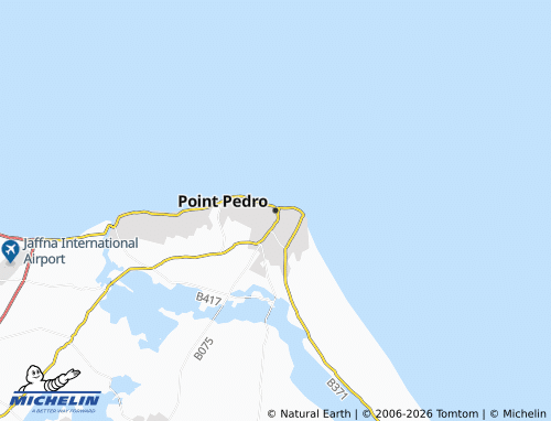Mapa MICHELIN Point Pedro - ViaMichelin