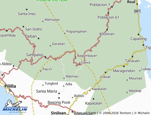 MICHELIN Bagumbayan map - ViaMichelin