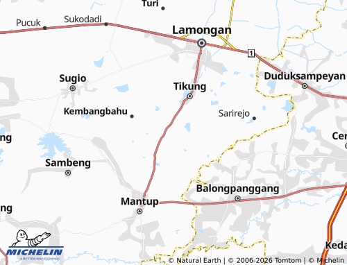 Mapa MICHELIN Wonokromo - ViaMichelin