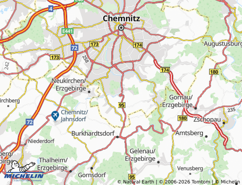 MICHELIN Harthau map - ViaMichelin