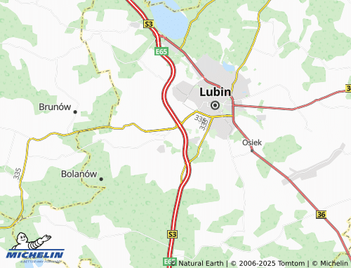 MICHELIN Krzeczyn Wielki map - ViaMichelin