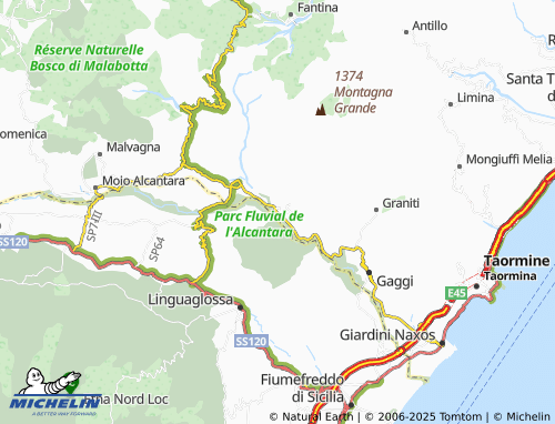 MICHELIN Fondaco Motta map - ViaMichelin