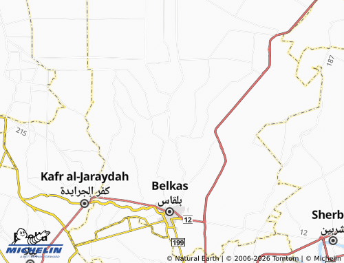 Mapa MICHELIN al-Shawami - ViaMichelin