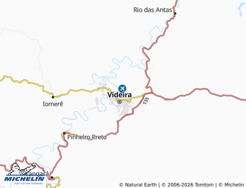 Mapa MICHELIN Santos Dumont - ViaMichelin