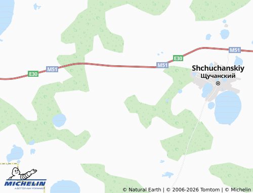 MICHELIN-Landkarte Borki - ViaMichelin