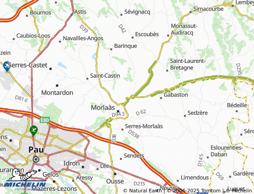 MICHELIN Saint-Jammes map - ViaMichelin