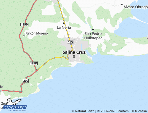 Mappa MICHELIN Salina Cruz - ViaMichelin