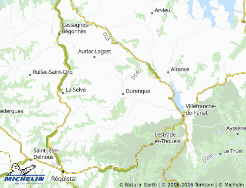 Mappa MICHELIN Durenque - ViaMichelin