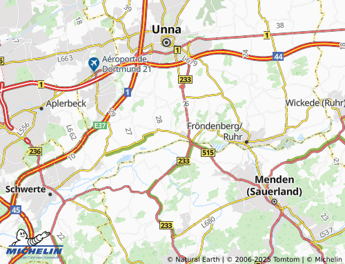 MICHELIN Dellwig map - ViaMichelin