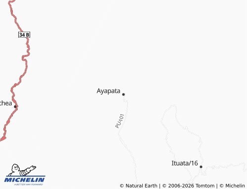Mapa MICHELIN Ayapata - ViaMichelin