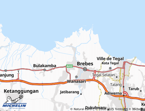 MICHELIN Kertabesuki map - ViaMichelin
