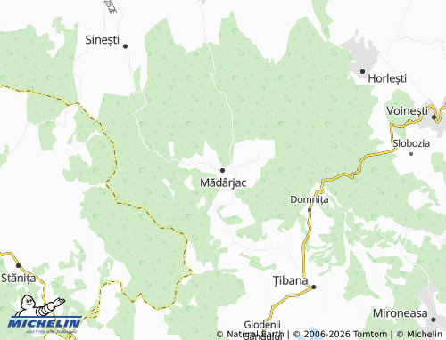 MICHELIN Mădârjac map - ViaMichelin
