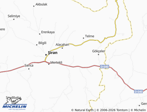 Mappa MICHELIN Çatmalar - ViaMichelin