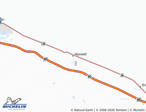 Mapa MICHELIN Maxwell - ViaMichelin