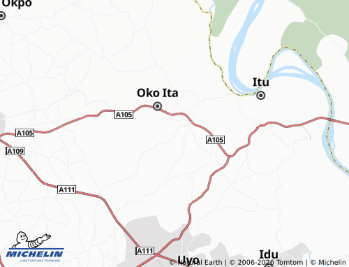 Mappa MICHELIN Ikot Edo - ViaMichelin