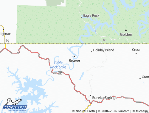 Mappa MICHELIN Beaver - ViaMichelin