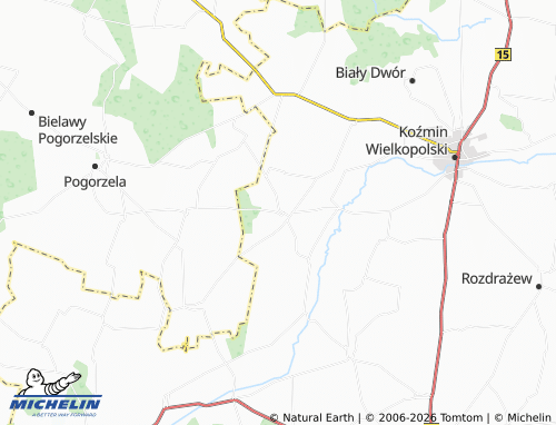 MICHELIN Mokronos map - ViaMichelin